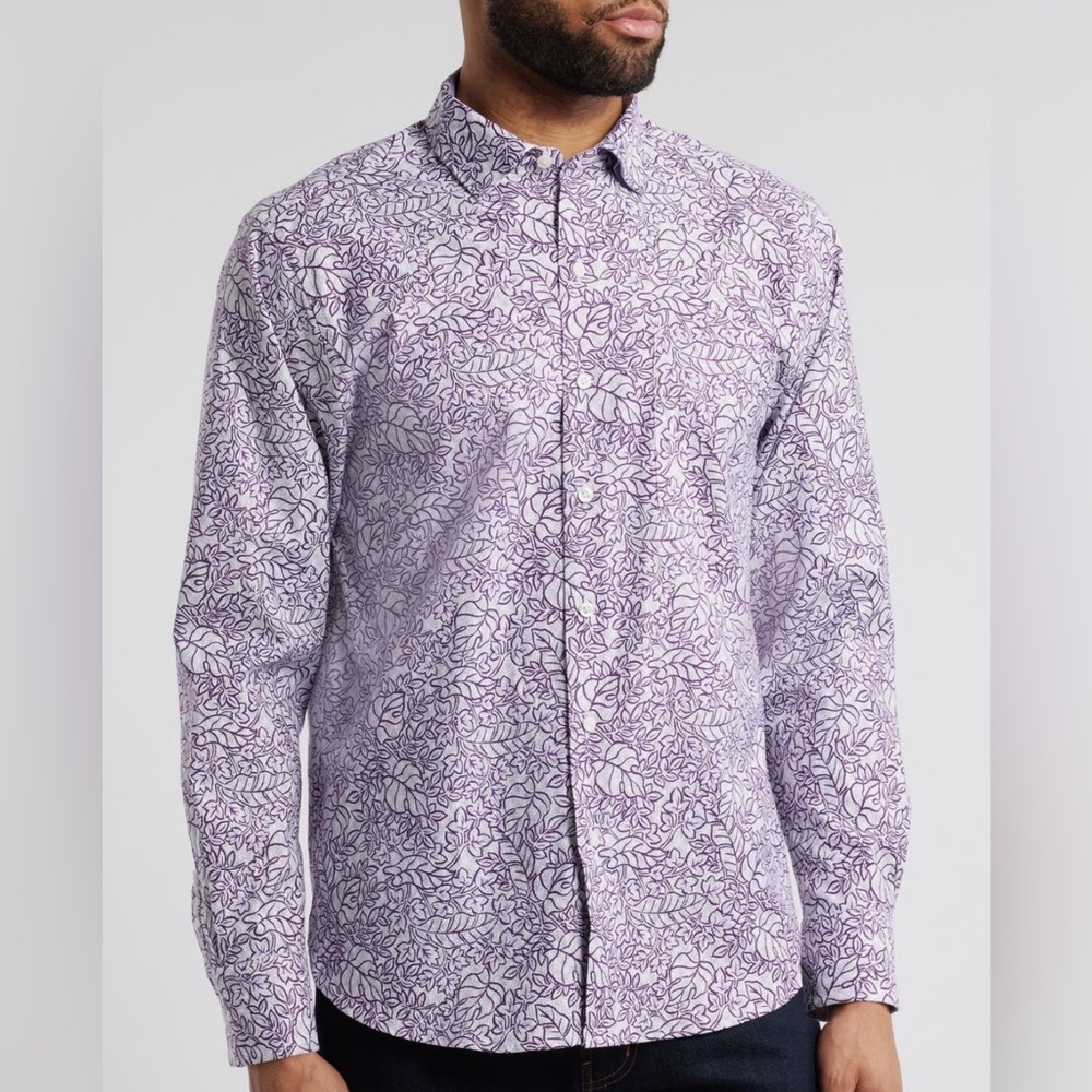 NWT Tommy Bahama Men's Lazlo Seaside Soirée Button-Down Shirt XL